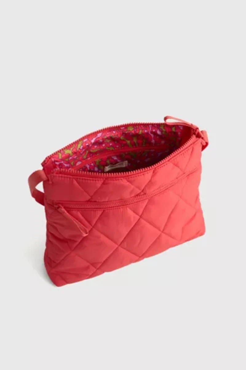 Vera Bradley Quilted Nylon Zip Hipster Bag