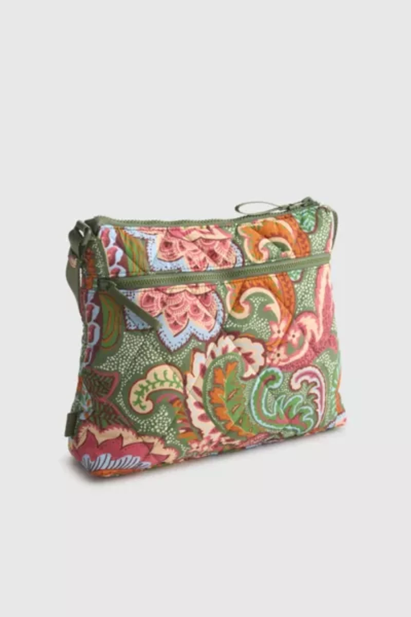Vera Bradley Quilted Nylon Zip Hipster Bag