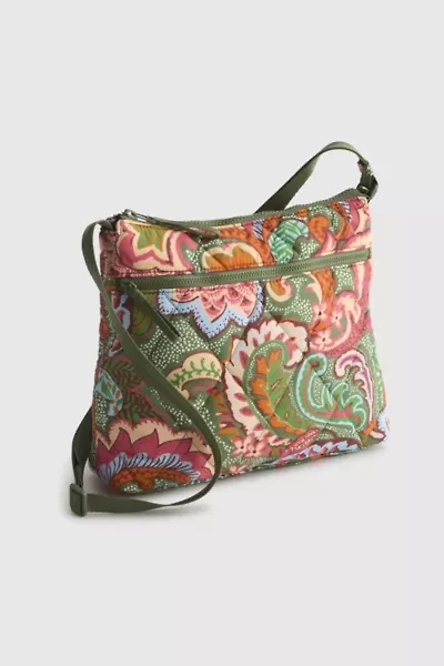 Vera Bradley Quilted Nylon Zip Hipster Bag