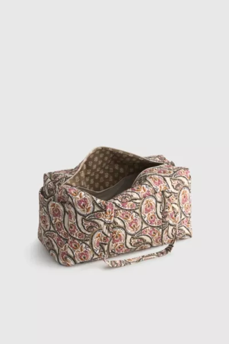 Vera Bradley Quilted Cotton Large Duffel Bag