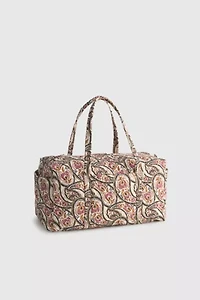 Vera Bradley Quilted Cotton Large Duffel Bag