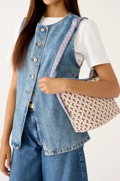 Vera Bradley Quilted Cotton Astoria Shoulder Bag