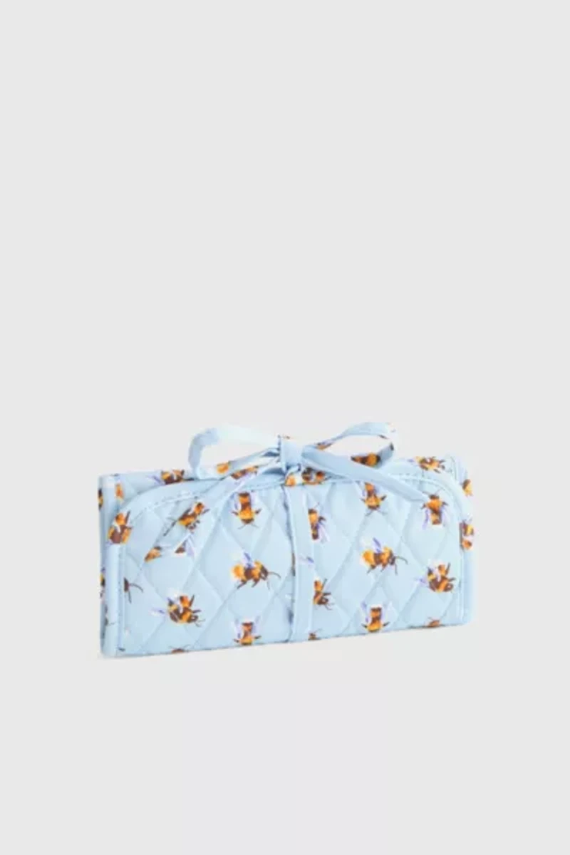Vera Bradley Quilted Cotton Jewelry Roll