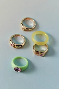 Mandy Mix & Match Rhinestone Ring Set