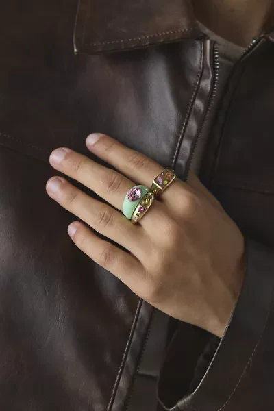 Mandy Mix & Match Rhinestone Ring Set