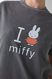 Daisy Street I Heart Miffy Graphic Oversized Tee
