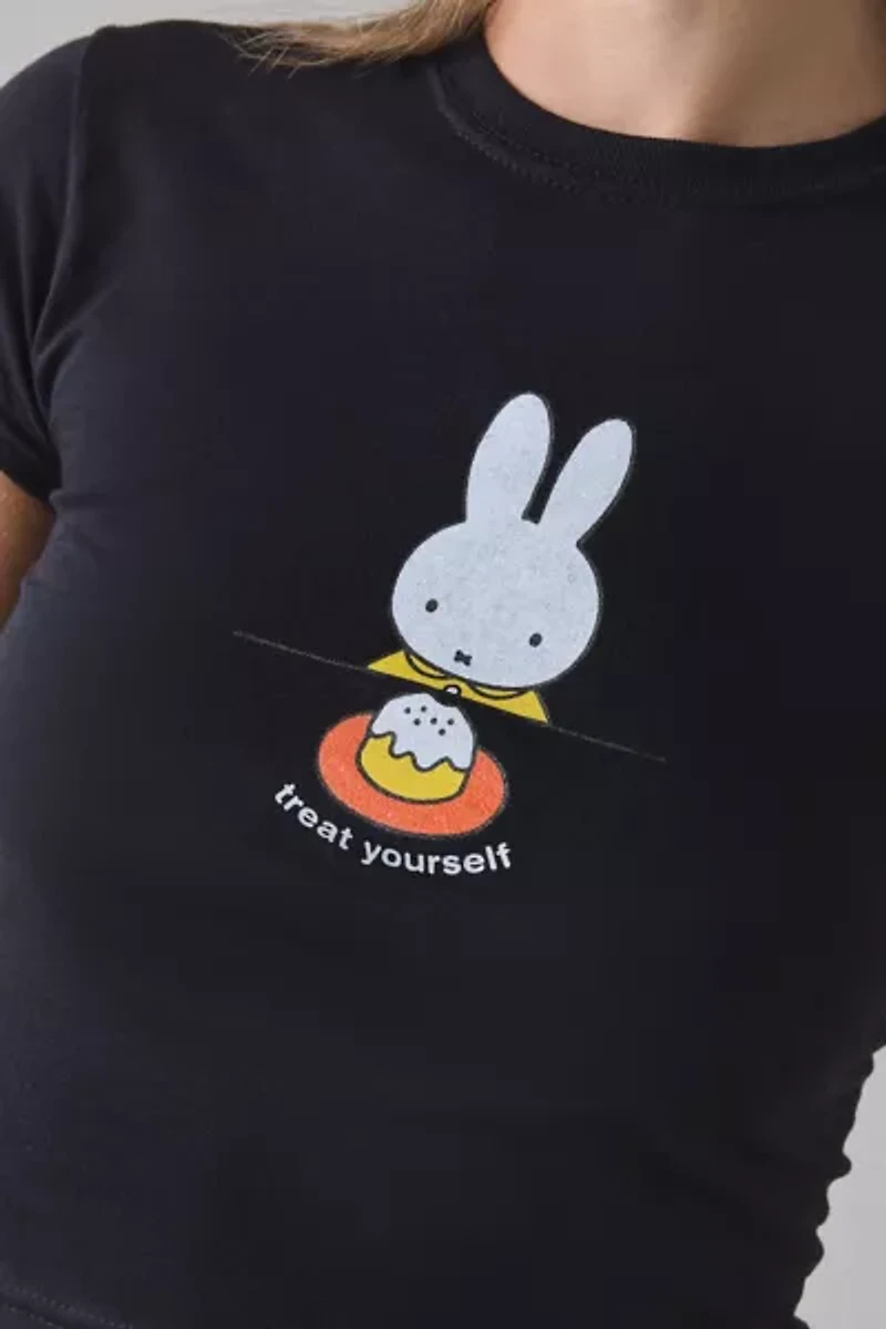 Daisy Street Miffy Treat Yourself Graphic Baby Tee