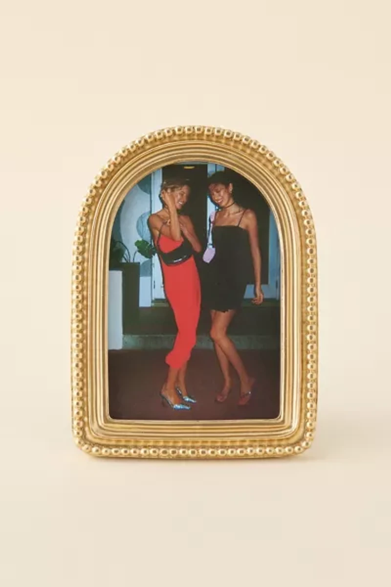 Arch Beaded 4” X 6” Picture Frame