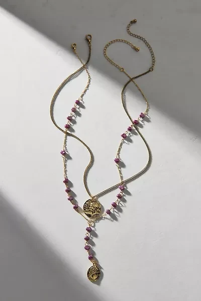 Lana Beaded Chain Layering Necklace Set