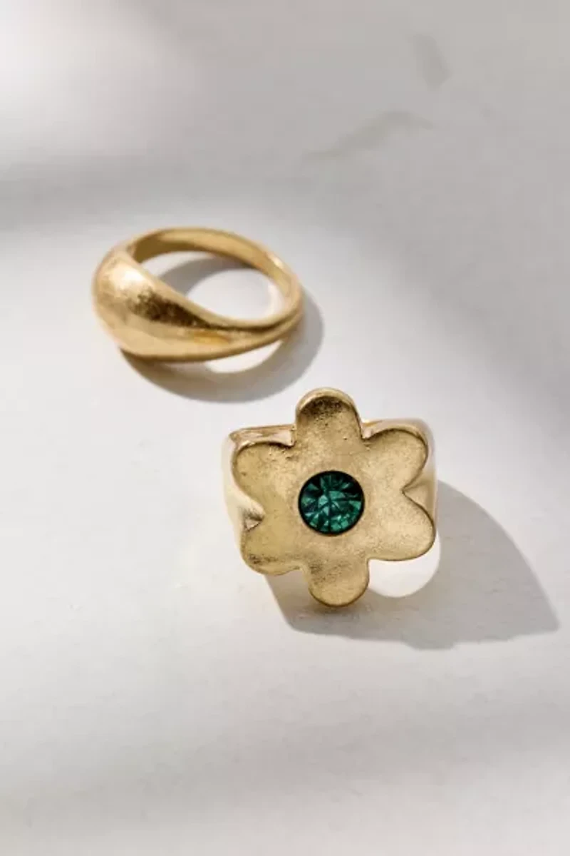 Flower Power Duo Ring Set