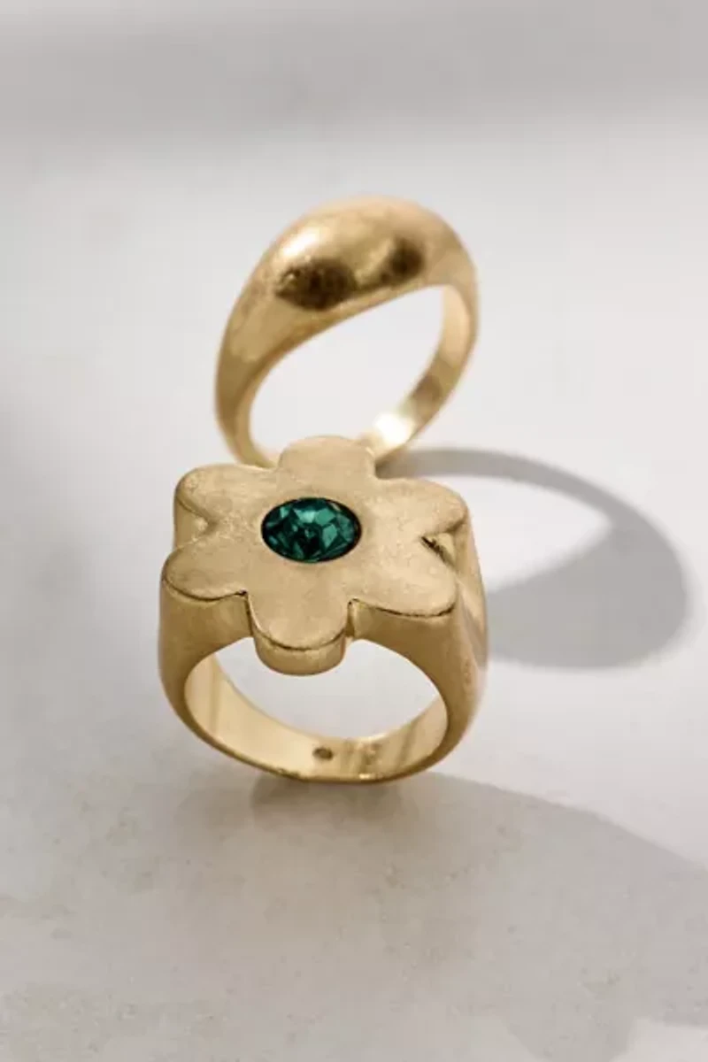 Flower Power Duo Ring Set