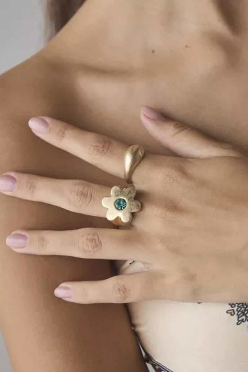 Flower Power Duo Ring Set