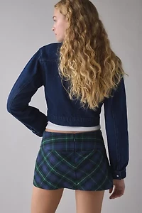 Kimchi Blue Easy As Pie Plaid Low-Rise Mini Skirt