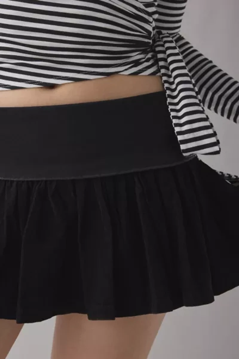 BDG Byrdie Corduroy Low-Rise Micro Mini Skirt