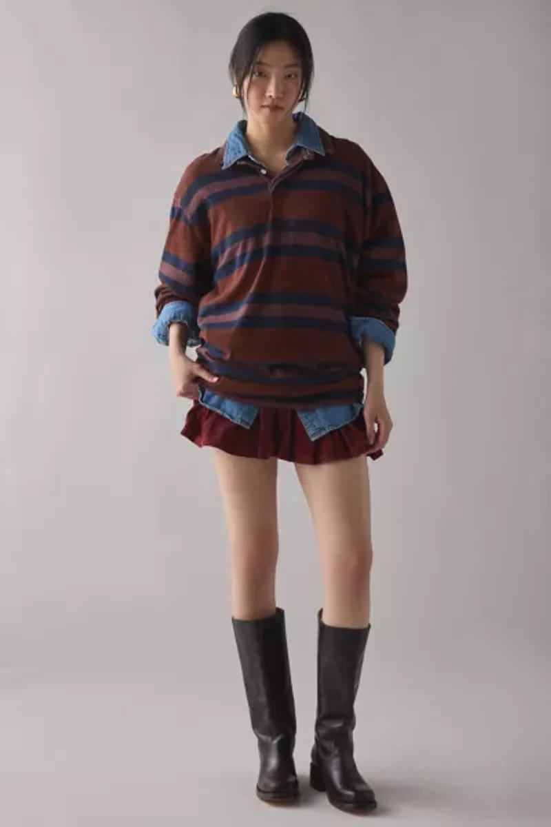 BDG Byrdie Corduroy Low-Rise Micro Mini Skirt