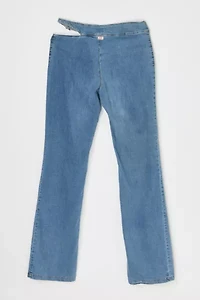 Vintage Y2k Classic Wash Boot-cut Cut Out Jeans