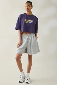 New Balance Chest Logo Graphic Cropped Tee