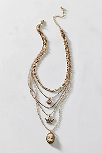 Sabrina Pendant Layered Necklace