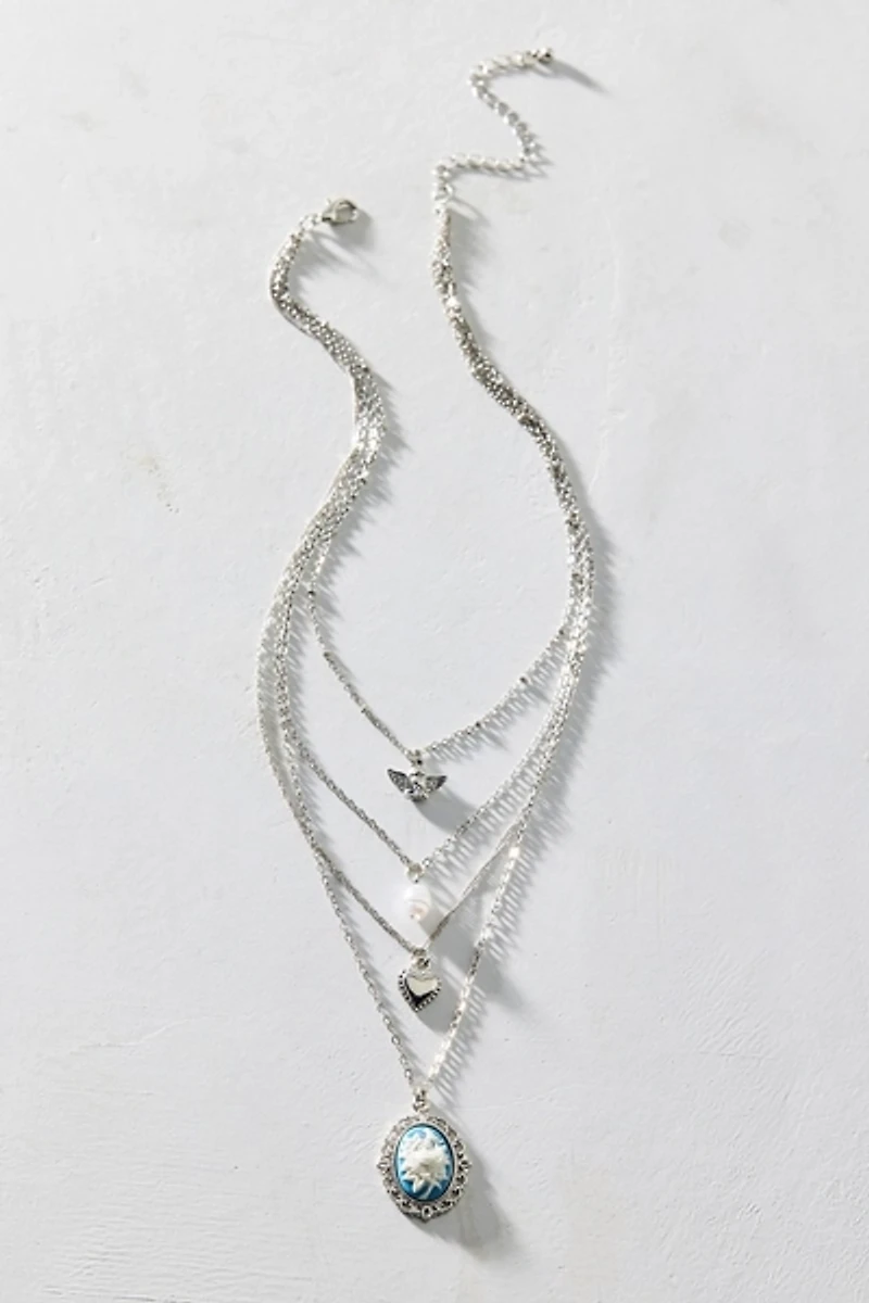 Sabrina Pendant Layered Necklace