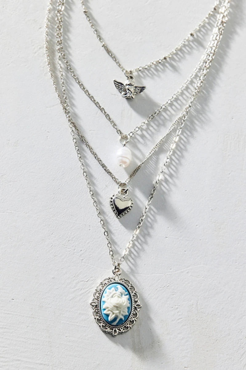 Sabrina Pendant Layered Necklace