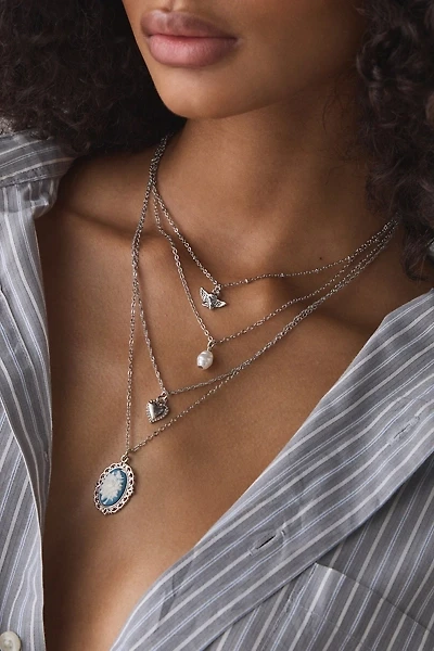 Sabrina Pendant Layered Necklace