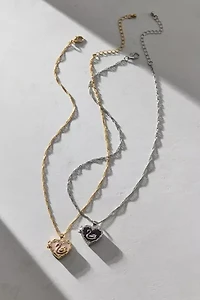Ophelia Swan BFF Locket Necklace Set