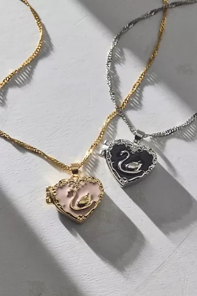 Ophelia Swan BFF Locket Necklace Set
