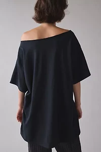 Beetlejuice Graphic Off-The-Shoulder T-Shirt Dress
