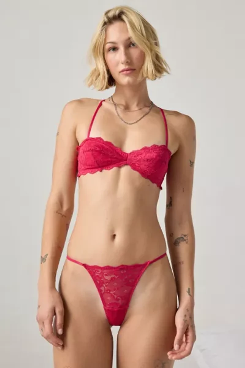 Out From Under After Hours Lace T-Back Bralette