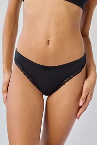 Organic Basics Flex Lace Trim Thong