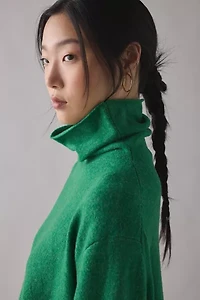 BDG River Oversized Cropped Turtleneck Sweater