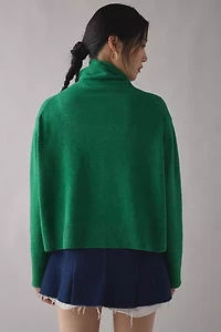BDG River Oversized Cropped Turtleneck Sweater