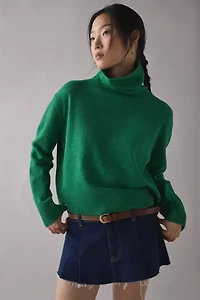 BDG River Oversized Cropped Turtleneck Sweater