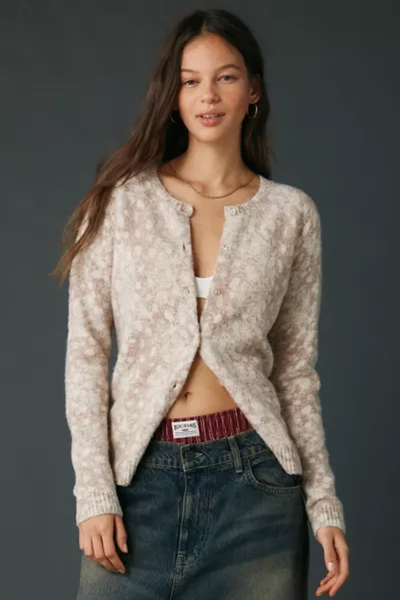 Kimchi Blue Rachel Deer Printed Cardigan