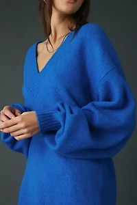 Kimchi Blue Rachel V-Neck Oversized Tunic Sweater