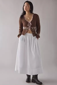 Kimchi Blue Alice Femme Fair Isle Cropped Cardigan