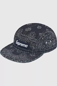 Supreme Bandana Jacquard Denim Camp Cap (SS25)