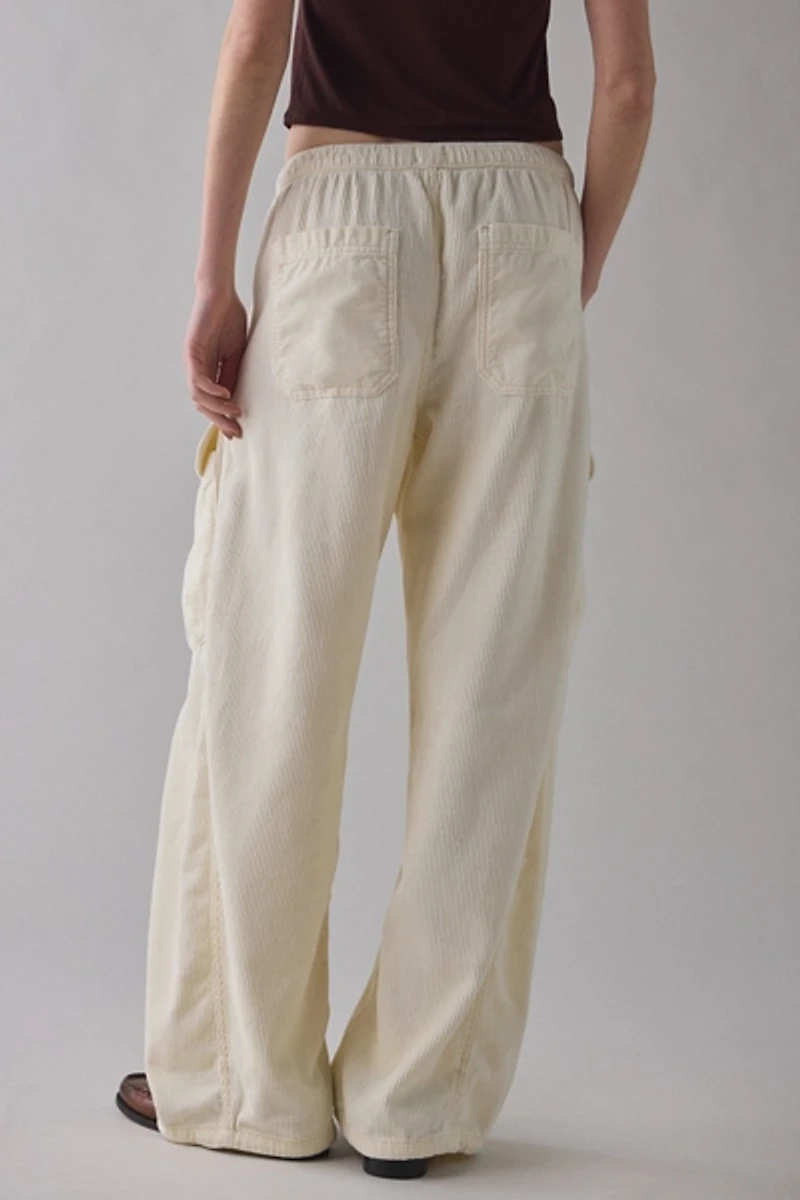 BDG Station Cocoon Corduroy Baggy Barrel Leg Cargo Pant