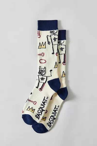 Basquiat King Crew Sock