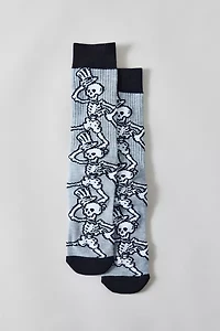 Grateful Dead Dancing Skeletons Crew Sock