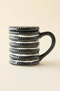 Sandwich Cookie Lidded Ceramic Mug