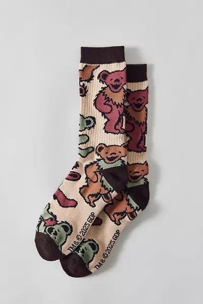 Grateful Dead Dancing Bear Crew Sock