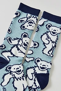 Grateful Dead Dancing Bear Crew Socks