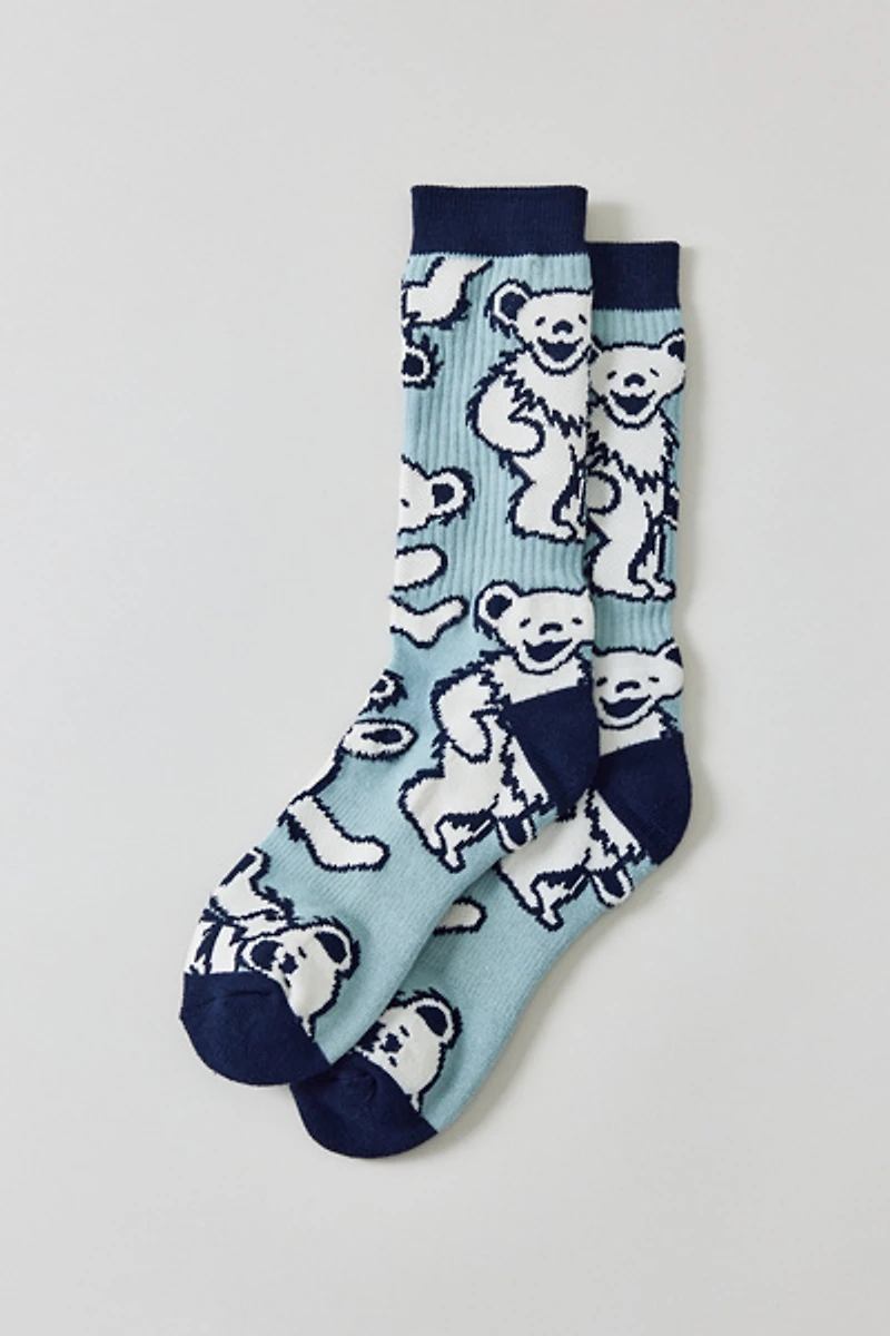 Grateful Dead Dancing Bear Crew Socks