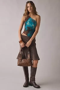 ReMADE By UO Remnants Asymmetric One Shoulder Top