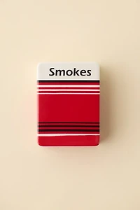 Cigarettes Lidded Ceramic Ashtray