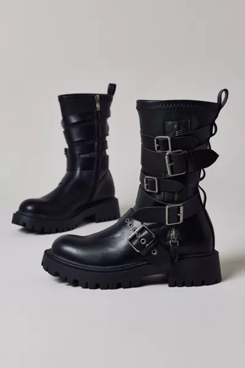 Azalea Wang Spirdy Buckle Boot
