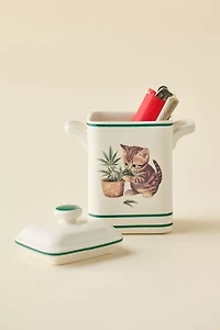 High Maintenance Kitty Ceramic Stash Box