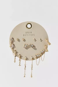Bristol Mixed Metal Multi Earring Set