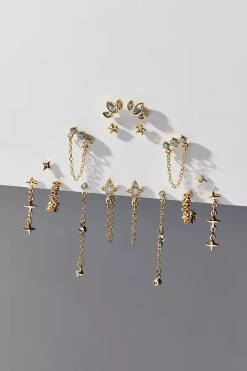 Bristol Mixed Metal Multi Earring Set